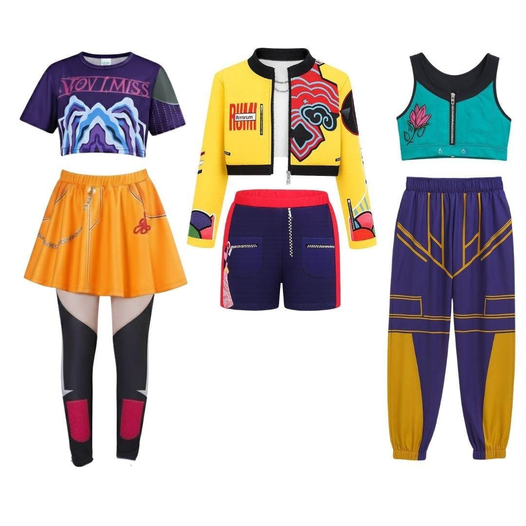 Halloween Dance Costume with Gymnastics Leotard and Belly Dancer Performance Wear - Image 4
