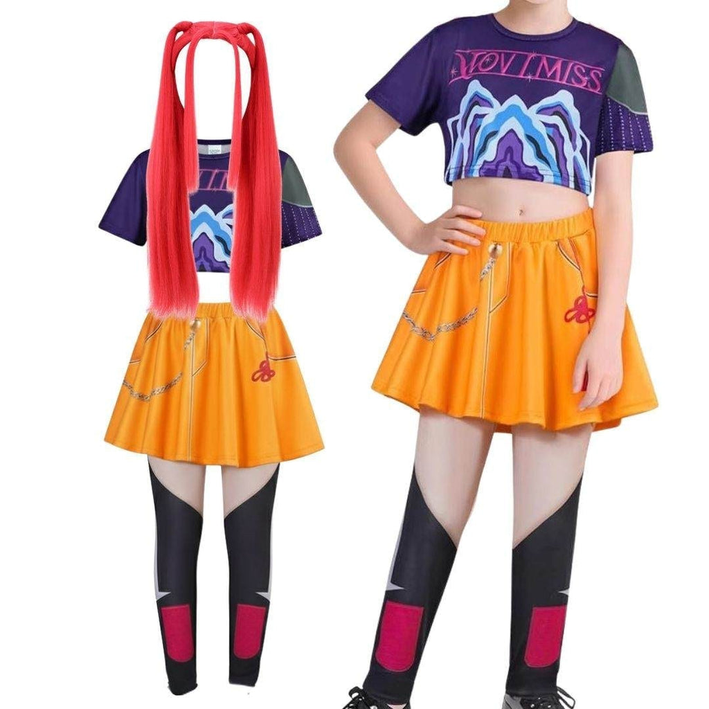 Halloween Dance Costume with Gymnastics Leotard and Belly Dancer Performance Wear - Image 7