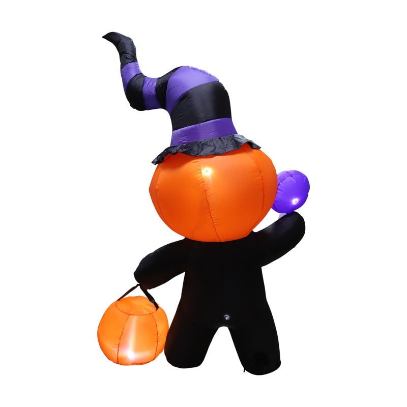Halloween Decorations Jack O Lantern Inflatables with LED Lights for Yard Outdoor - Image 3