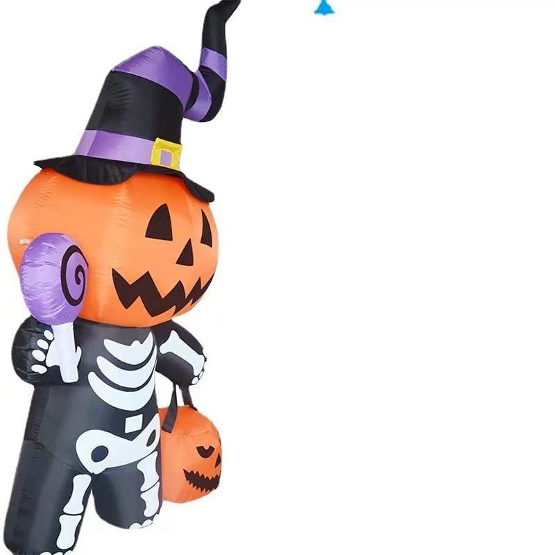 Halloween Decorations Jack O Lantern Inflatables with LED Lights for Yard Outdoor - Image 4