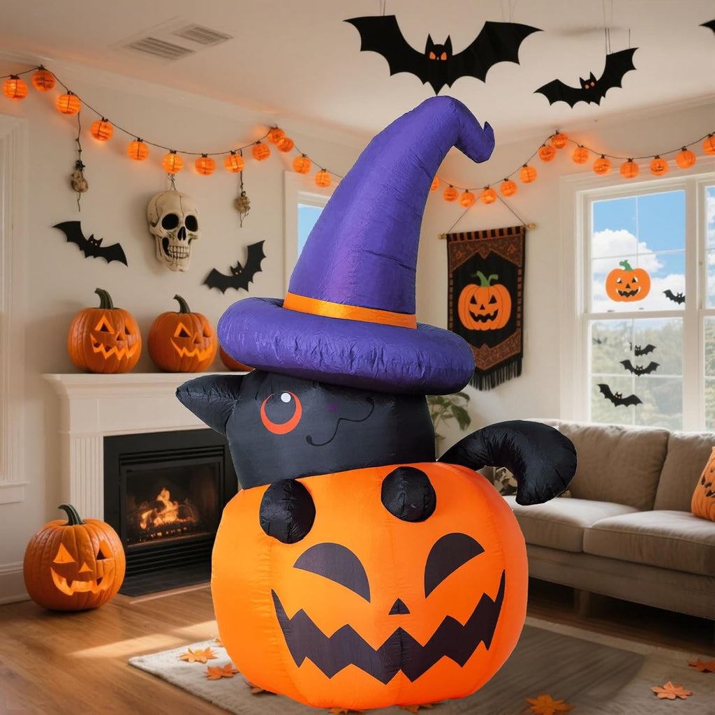 Halloween Decorations Jack O Lantern Inflatables with LED Lights for Yard Outdoor - Image 5