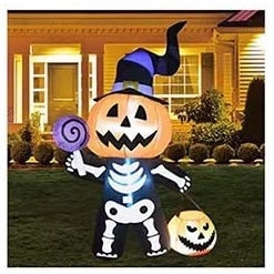 Halloween Decorations Jack O Lantern Inflatables with LED Lights for Yard Outdoor - Image 6
