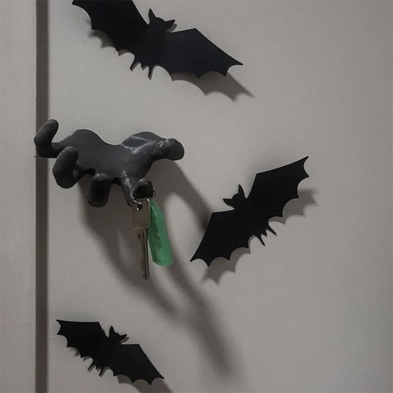 Halloween Decorative Hand Wall Hook with Key Holder for Gothic Home Décor Chain - Image 2