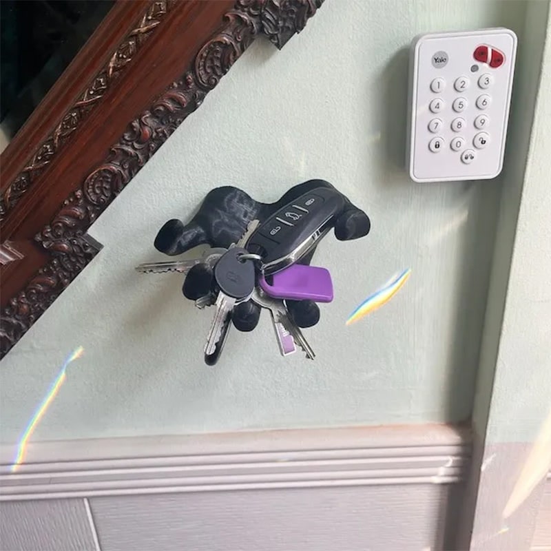Halloween Decorative Hand Wall Hook with Key Holder for Gothic Home Décor Chain - Image 3