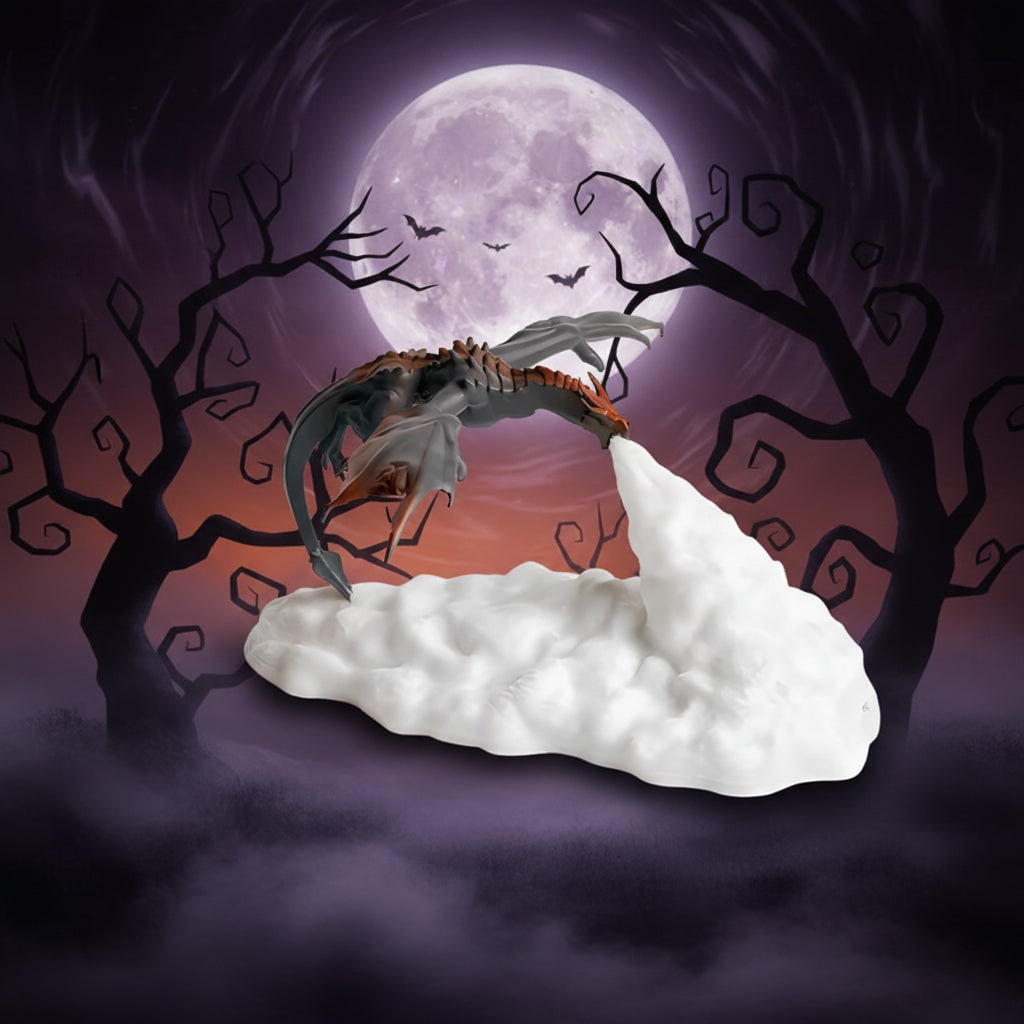 Halloween Dragon Night Light with LED Rechargeable USB Charging for Room Decoration - Image 6