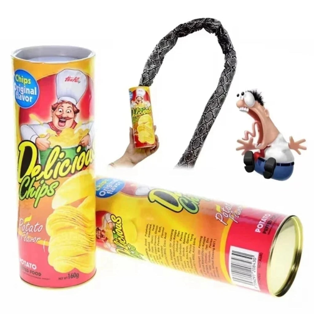 Halloween Fake Prank Snake in Can Gag Toy with Spring-Loaded Pop-Out Action - Image 3