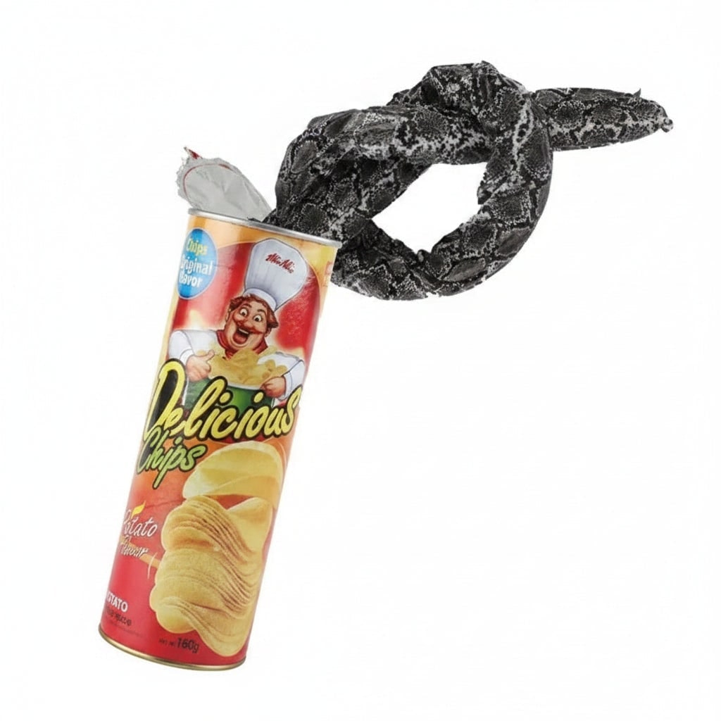 Halloween Fake Prank Snake in Can Gag Toy with Spring-Loaded Pop-Out Action - Image 4