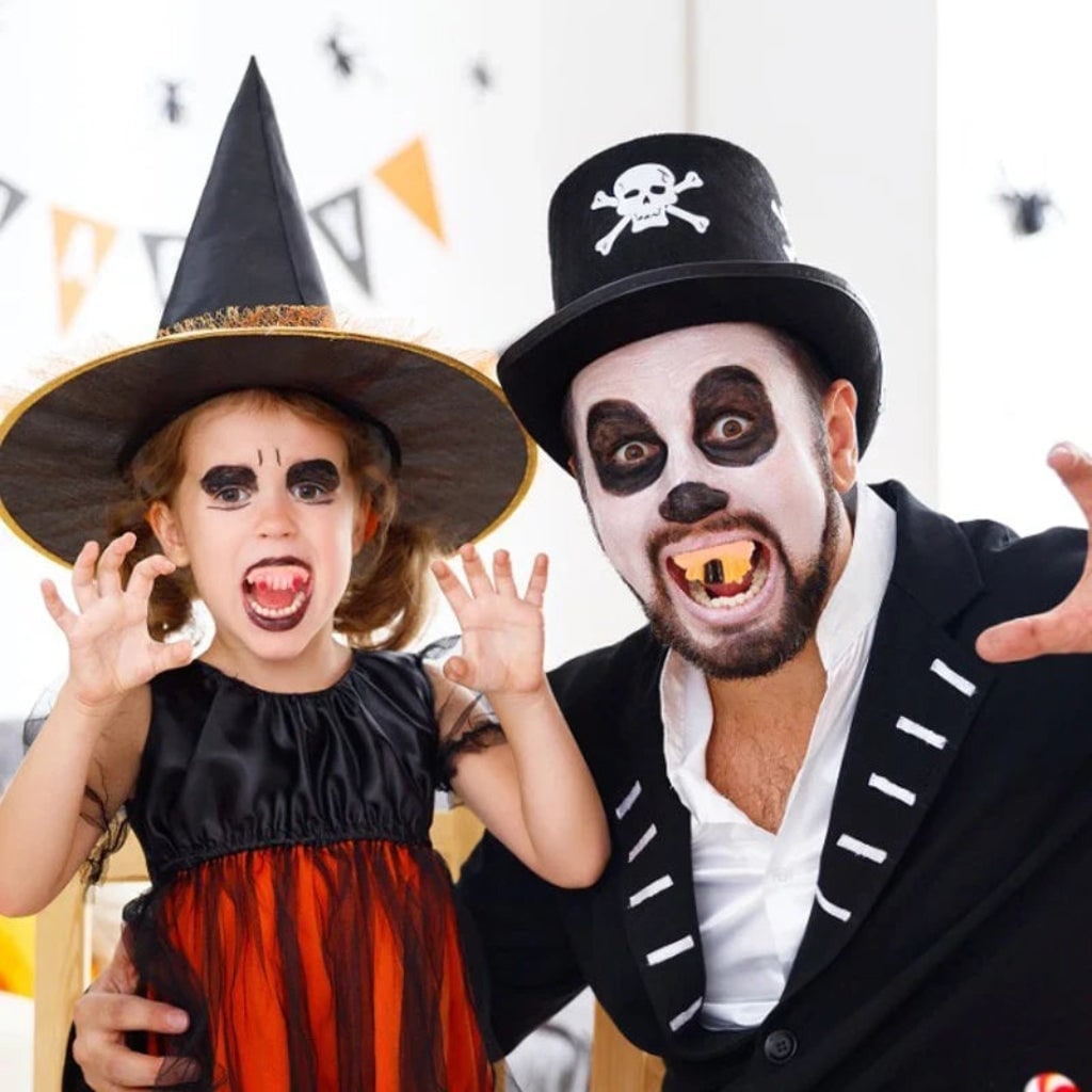 Halloween Fake Teeth Partials and Vampire Options with Crooked and Fang Designs for Costume Party - Image 3