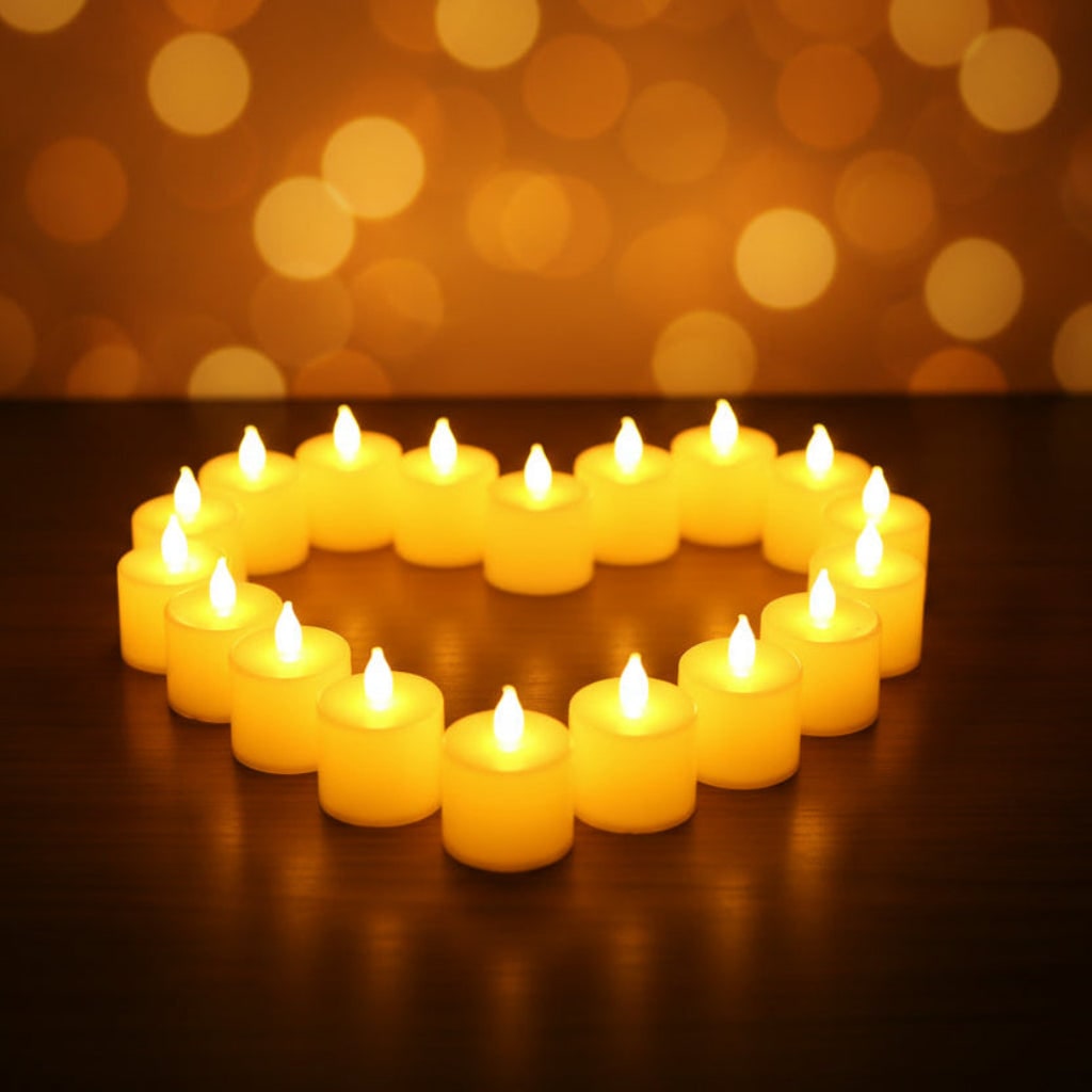 Halloween Flameless LED Tea Light and Pillar Candles Battery Operated for Spooky Decor - Image 3