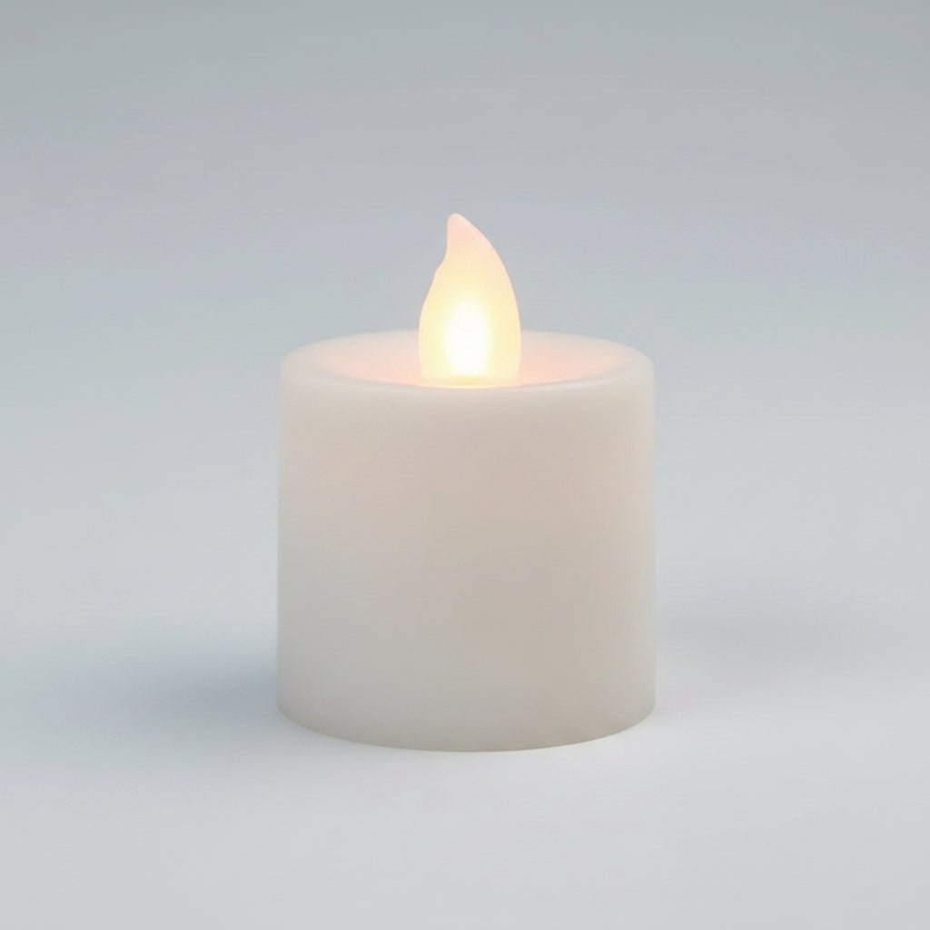 Halloween Flameless LED Tea Light and Pillar Candles Battery Operated for Spooky Decor - Image 6