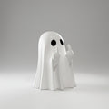 Halloween Ghost Decor Figurine with Middle Finger Gesture for Front Door and Tabletop Display - Image 6