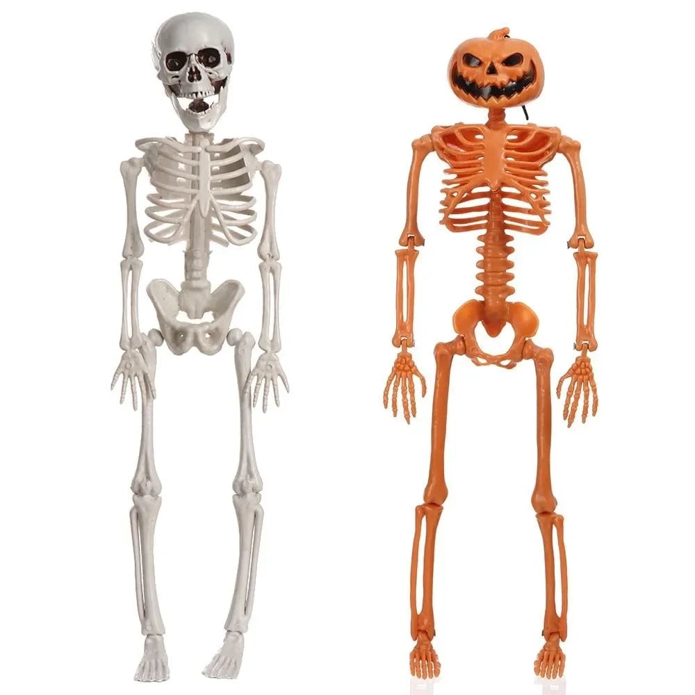 Halloween Giant Poseable Skeleton Decoration for Outdoor Party and Haunted House Display - Image 4
