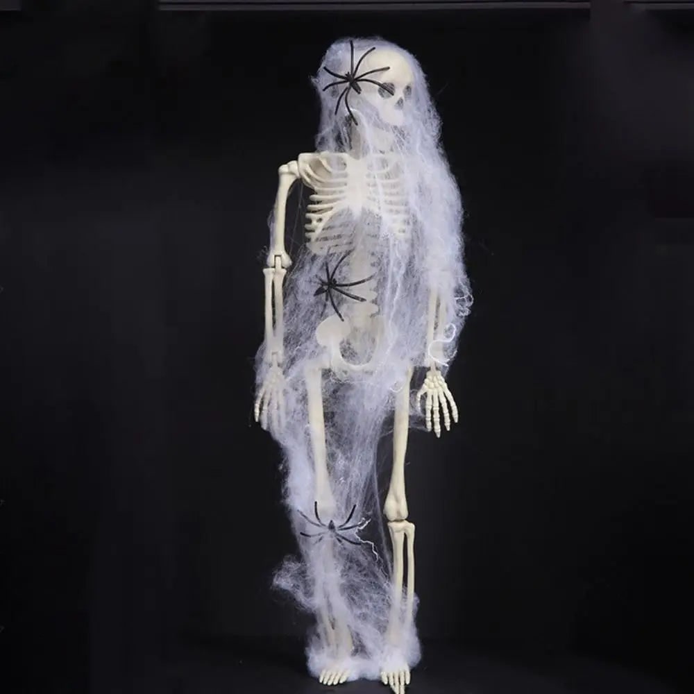 Halloween Giant Poseable Skeleton Decoration for Outdoor Party and Haunted House Display - Image 5