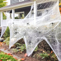 Halloween Giant Spider Web Decoration with 10 Fake for Indoor Outdoor Party - Image 1