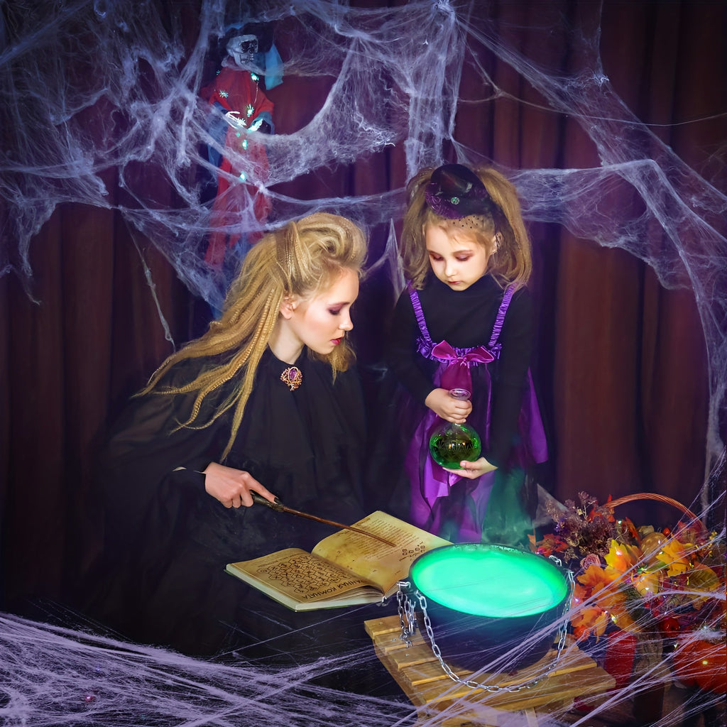Halloween Giant Spider Web Decoration with Large and Fake Cobwebs for Indoor Outdoor Party Supplies - Image 4