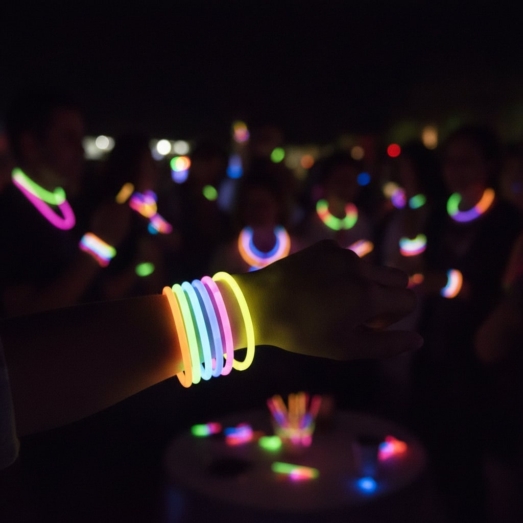 Halloween Glow Sticks and Light with Bracelets and in the Dark Accessories for Party Favors - Image 1