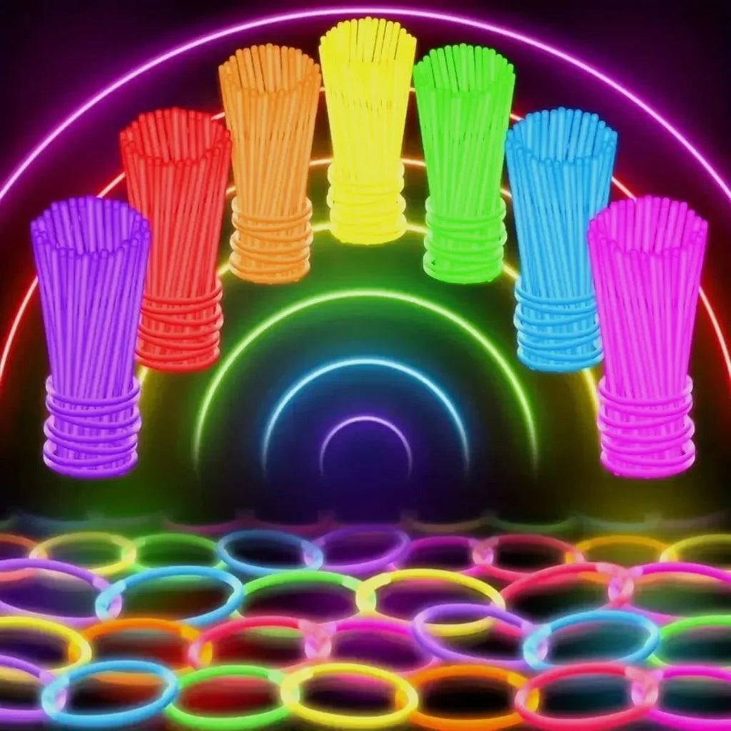 Halloween Glow Sticks and Light with Bracelets and in the Dark Accessories for Party Favors - Image 2