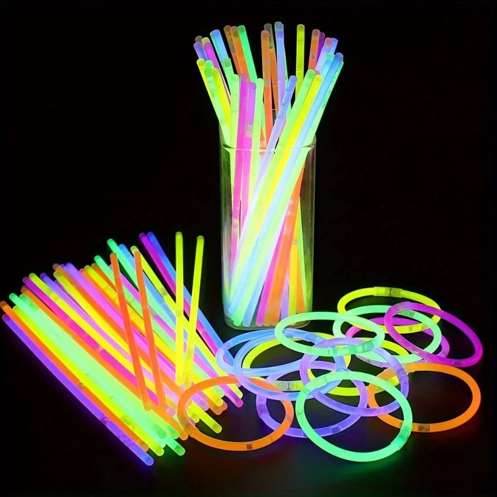 Halloween Glow Sticks and Light with Bracelets and in the Dark Accessories for Party Favors - Image 3