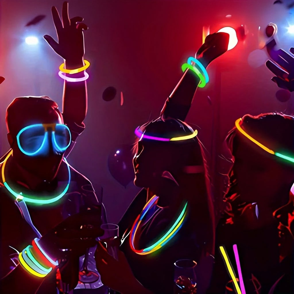 Halloween Glow Sticks and Light with Bracelets and in the Dark Accessories for Party Favors - Image 4