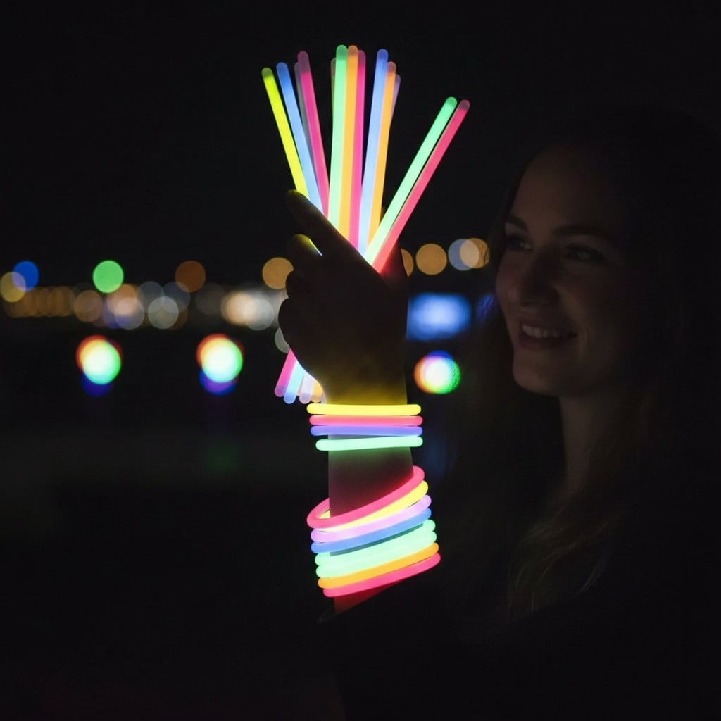 Halloween Glow Sticks and Light with Bracelets and in the Dark Accessories for Party Favors - Image 5