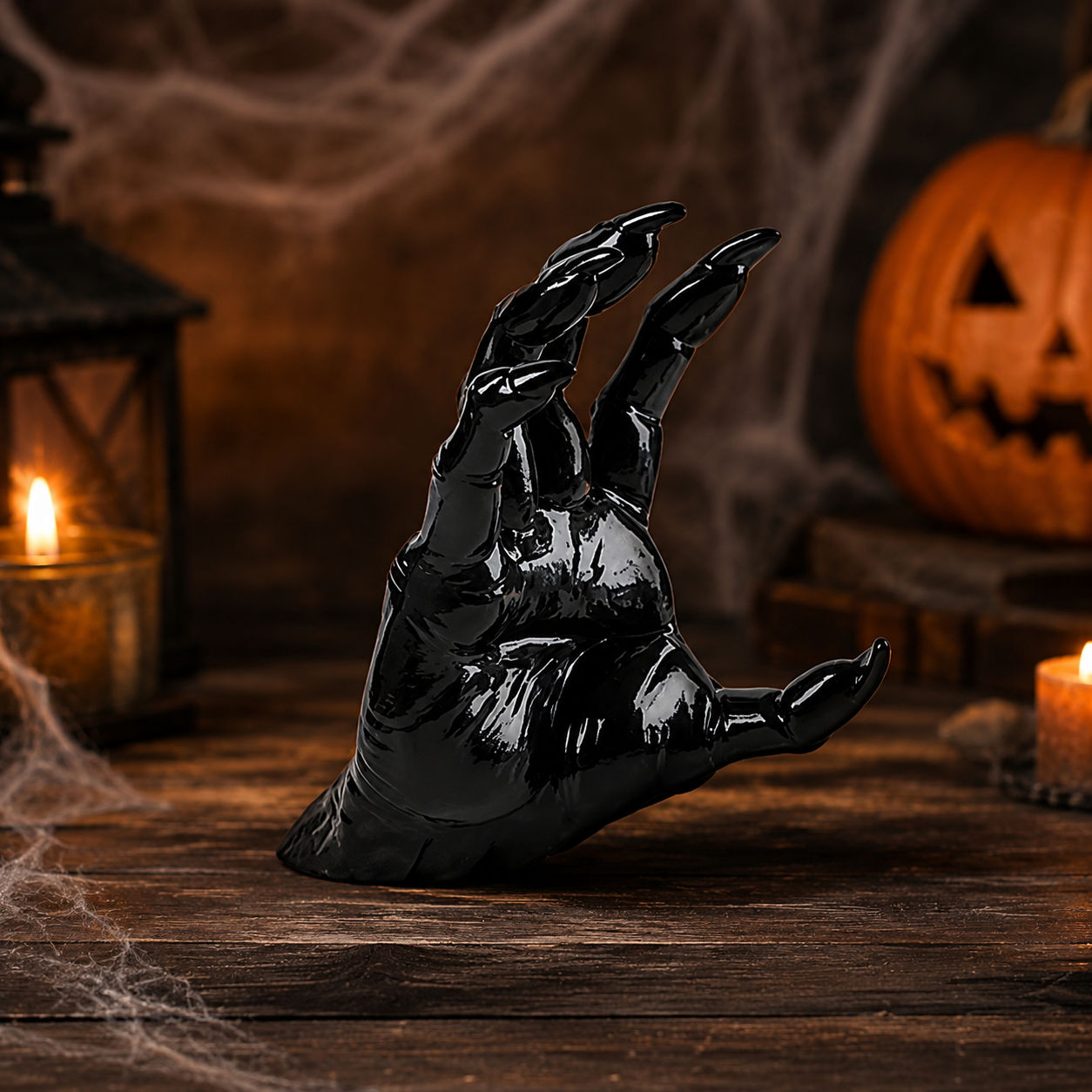 Halloween Gothic Hand Wall Mounted Candle Holder and Sconce with Tea Light for Spooky Sticks - Image 3