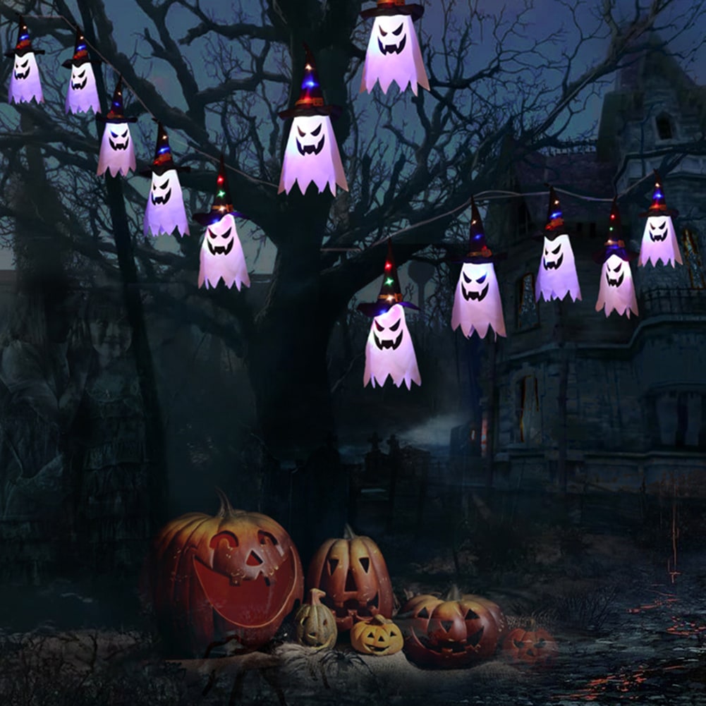 Halloween Hanging Decorations with LED String Lights for Outdoor Party and Indoor Yard Décor - Image 10