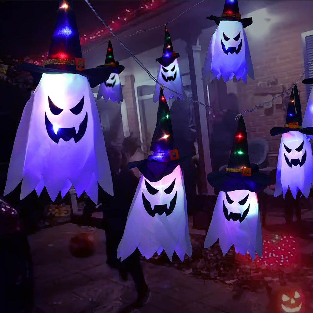 Halloween Hanging Decorations with LED String Lights for Outdoor Party and Indoor Yard Décor - Image 7