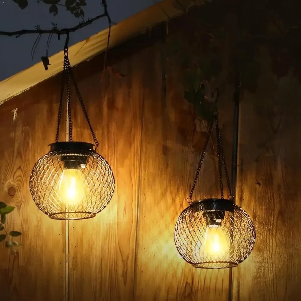 Halloween Hanging Solar Lanterns Outdoor with LED Lights for Yard Decoration - Image 1