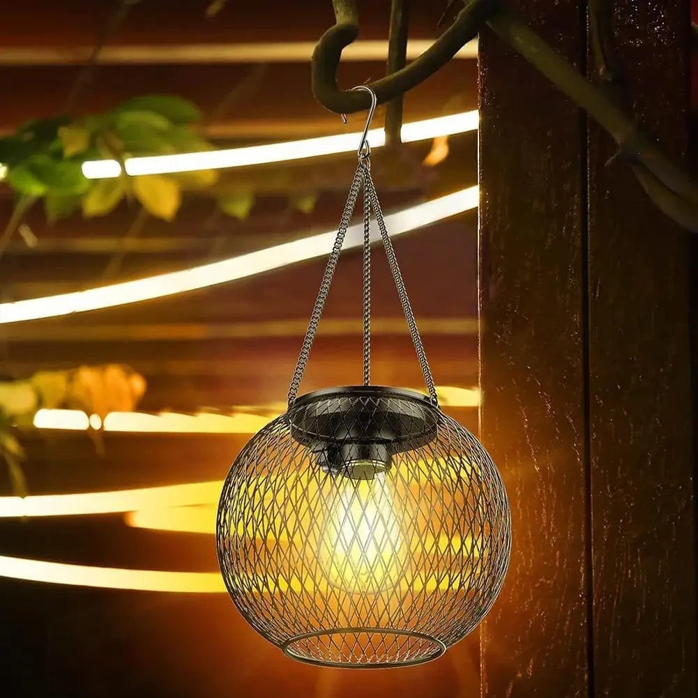 Halloween Hanging Solar Lanterns Outdoor with LED Lights for Yard Decoration - Image 3