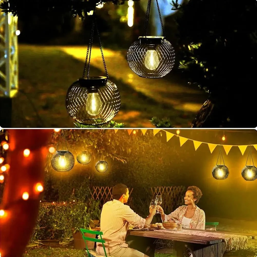 Halloween Hanging Solar Lanterns Outdoor with LED Lights for Yard Decoration - Image 4
