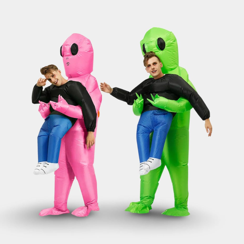 Halloween Inflatable Alien Costume with Fan and Youth Space Party Outfit - Image 6