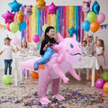 Halloween Inflatable Axolotl Costume with Battery-Operated Fan Animal - Image 2