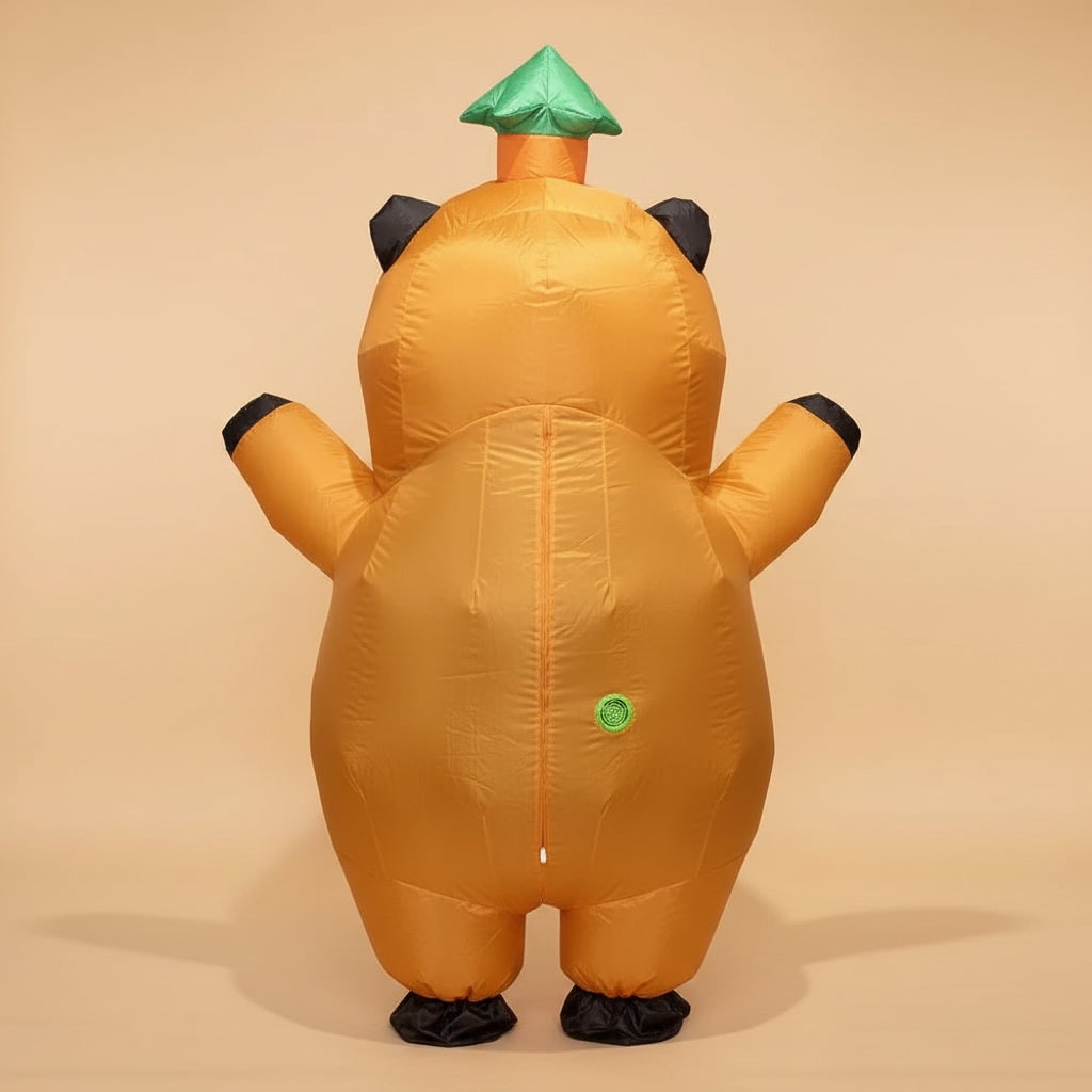 Halloween Inflatable Capybara Costume with Built-In Fan and Funny Cartoon Design - Image 4