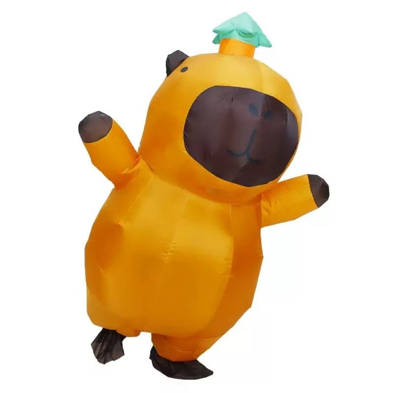 Halloween Inflatable Costume Full Body Animal Suit with Mesh Face Window - Image 4