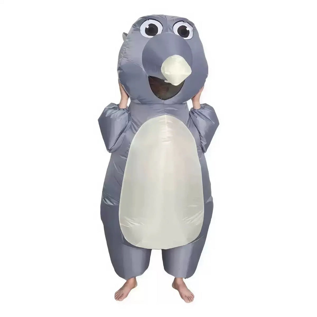 Halloween Inflatable Costume Full Body Animal Suit with Mesh Face Window - Image 5