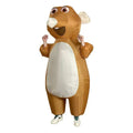 Halloween Inflatable Costume Full Body Animal Suit with Mesh Face Window - Image 6