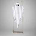 Halloween Inflatable Hanging Ghost Decoration with LED Lights for Outdoor Yard Swing - Image 1
