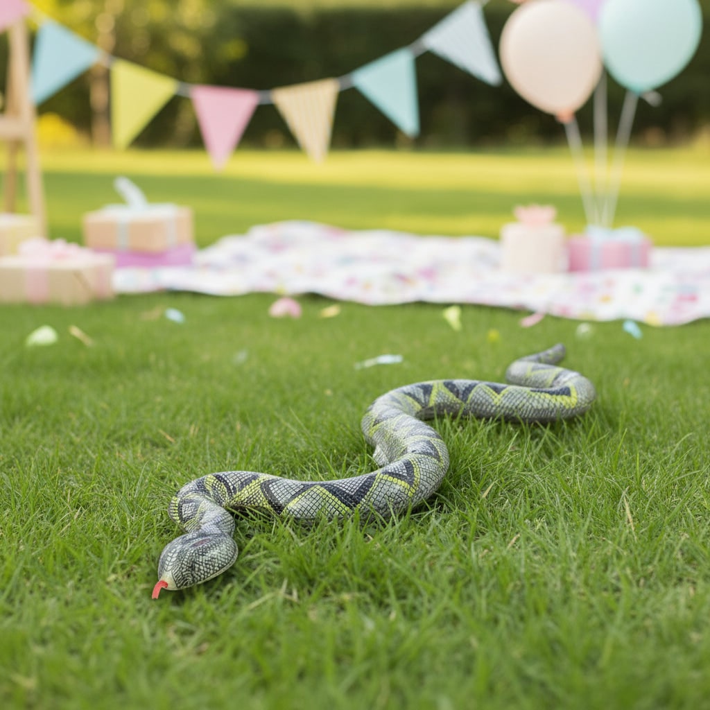 Halloween Inflatable Snake Decorations with Scale Pattern for Water Pool Party and Outdoor Yard Prop - Image 5