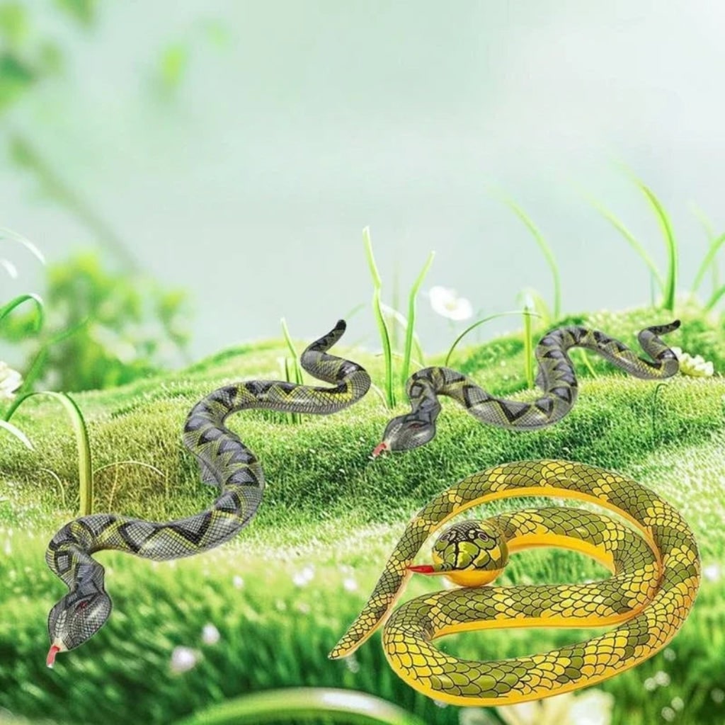 Halloween Inflatable Snake Toy Decoration for Outdoor Yard and Pool Party - Image 2