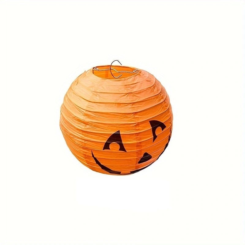 Halloween Jack O'lantern Paper Lanterns Hanging Decorations Set of 12 for Indoor Outdoor Party - Image 3