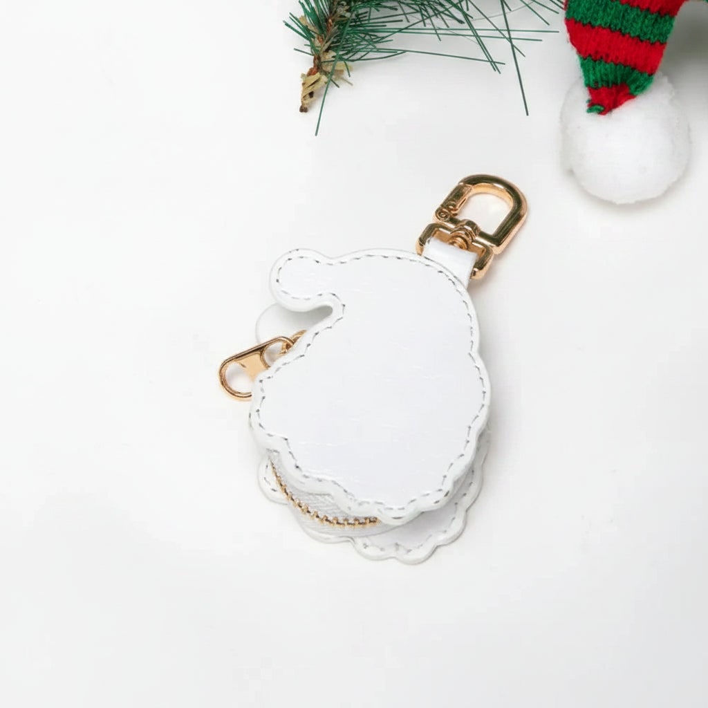 Halloween Keychain Coin Purse and Bag with Faux Leather Zipper Closure and Swivel Clasp for Party - Image 7