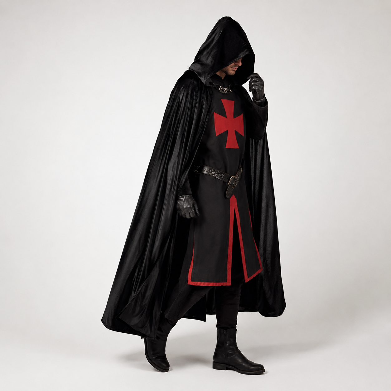 Halloween Knight Costume Medieval Tunic and Cosplay Outfit for Party and Stage - Image 1
