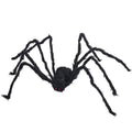 Halloween Large Giant Spider Outdoor Decoration with Poseable Legs and Web for Yard Party - Image 1