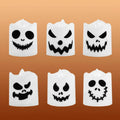 Halloween LED Tea Lights Outdoor Battery Operated Color Changing Spooky Faces - Image 6