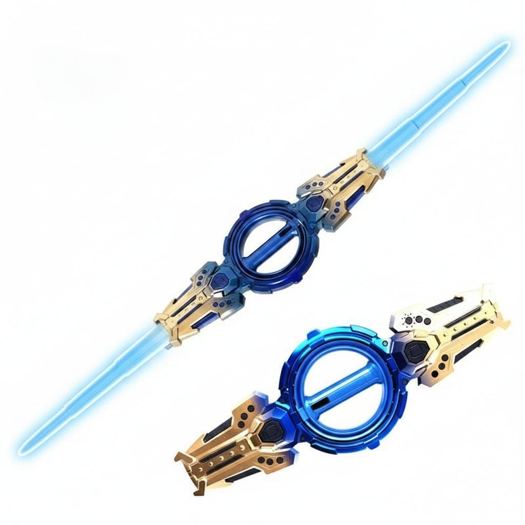 Halloween Light Up Toy Sword with Spinning Handle and LED Sabers - Image 5