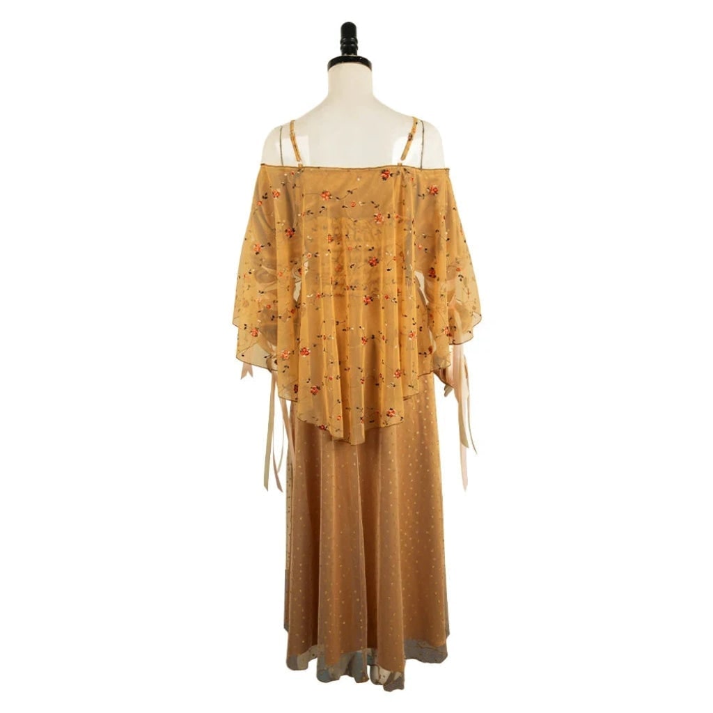 Halloween Medieval Costume Dress with Embroidered Bodice Renaissance Fantasy Plus Size Adult - Image 2
