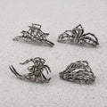 Halloween Metal Hair Claw Clips with Spider Bat Skeleton Designs for Party and Spooky Styling - Image 2