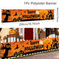 Halloween Outdoor Banner with Jack O Lantern and Haunted House for Yard Decoration - Image 5