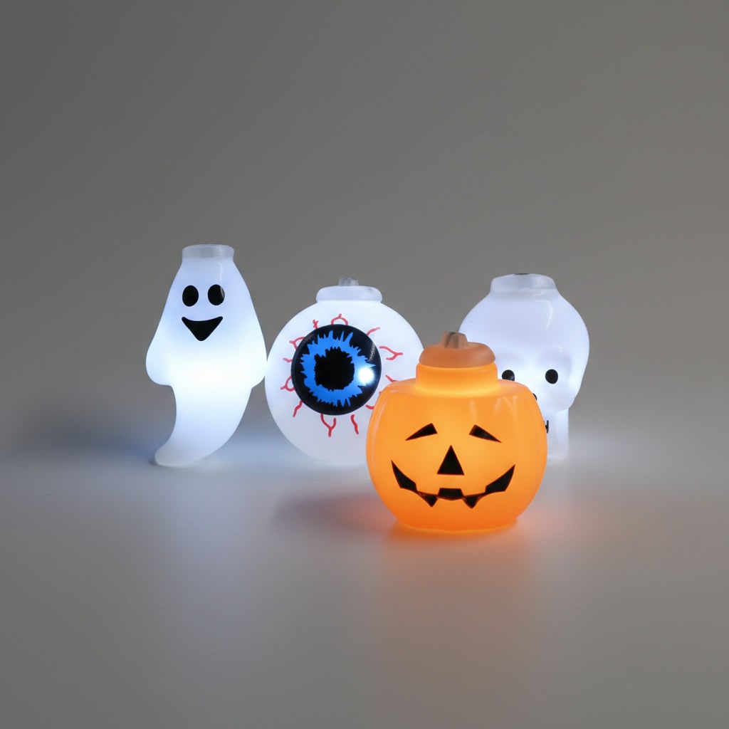 Halloween Outdoor String Lights Battery LED with Character Covers for Patio Party Decoration - Image 1