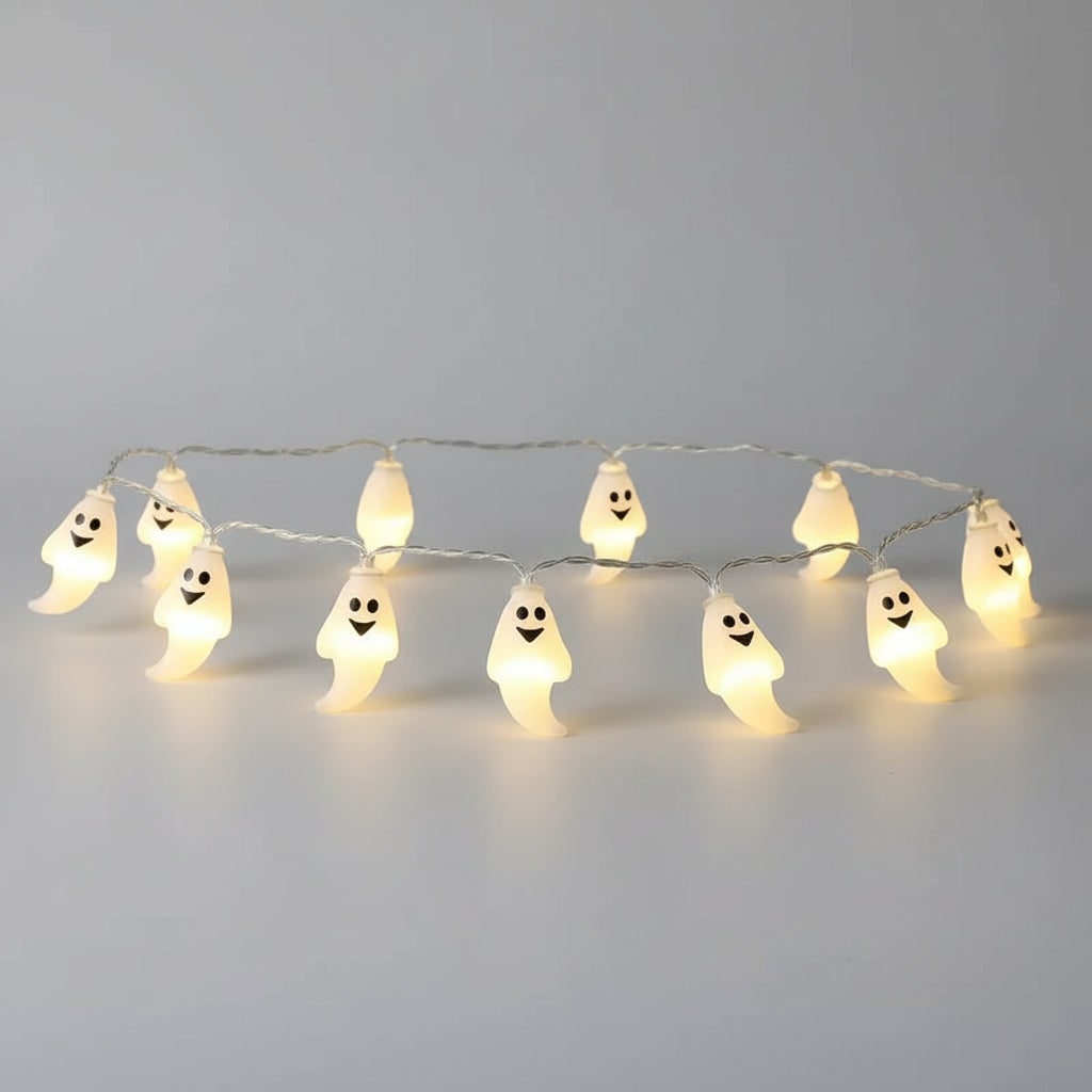Halloween Outdoor String Lights Battery LED with Character Covers for Patio Party Decoration - Image 3